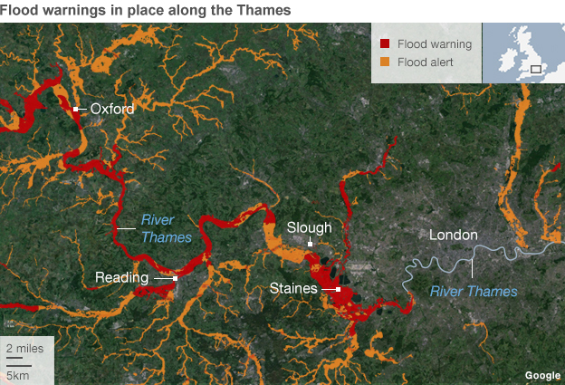 River Thames Flooding 9th 10th February 2014 14 Severe Flood Warnings For The River Thames 4054