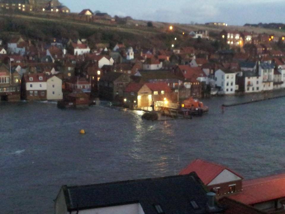 Whitby Hit By Tidal Flooding December 5th Uk 1190