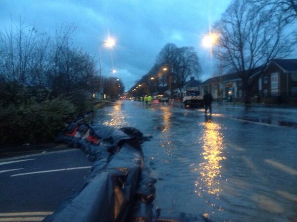 Flooding in Oxford - January 2014