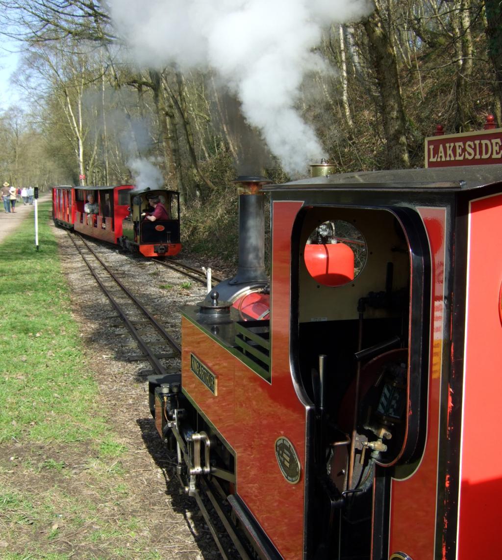 Steam rails. Rudyard Lake Steam Railway.